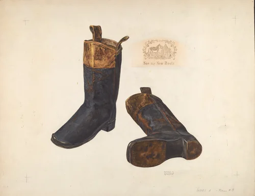 Boy's Boots by Harry Grossen, index of american design, 1937