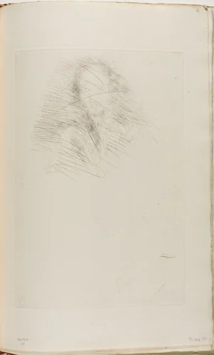 Swinburne by James McNeill Whistler, print, 1873-1877