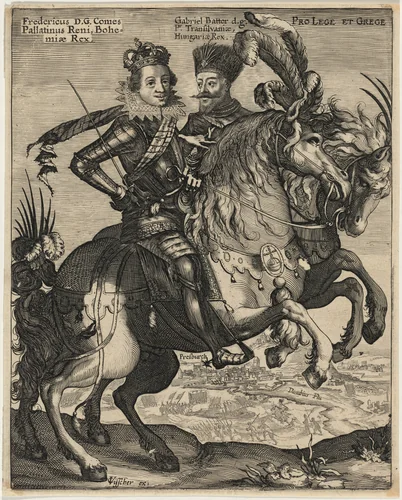 Frederick V, King of Bohemia and Gabriel II, Prince of Transylvania by Unknown 19th Century, print, 1800-1899