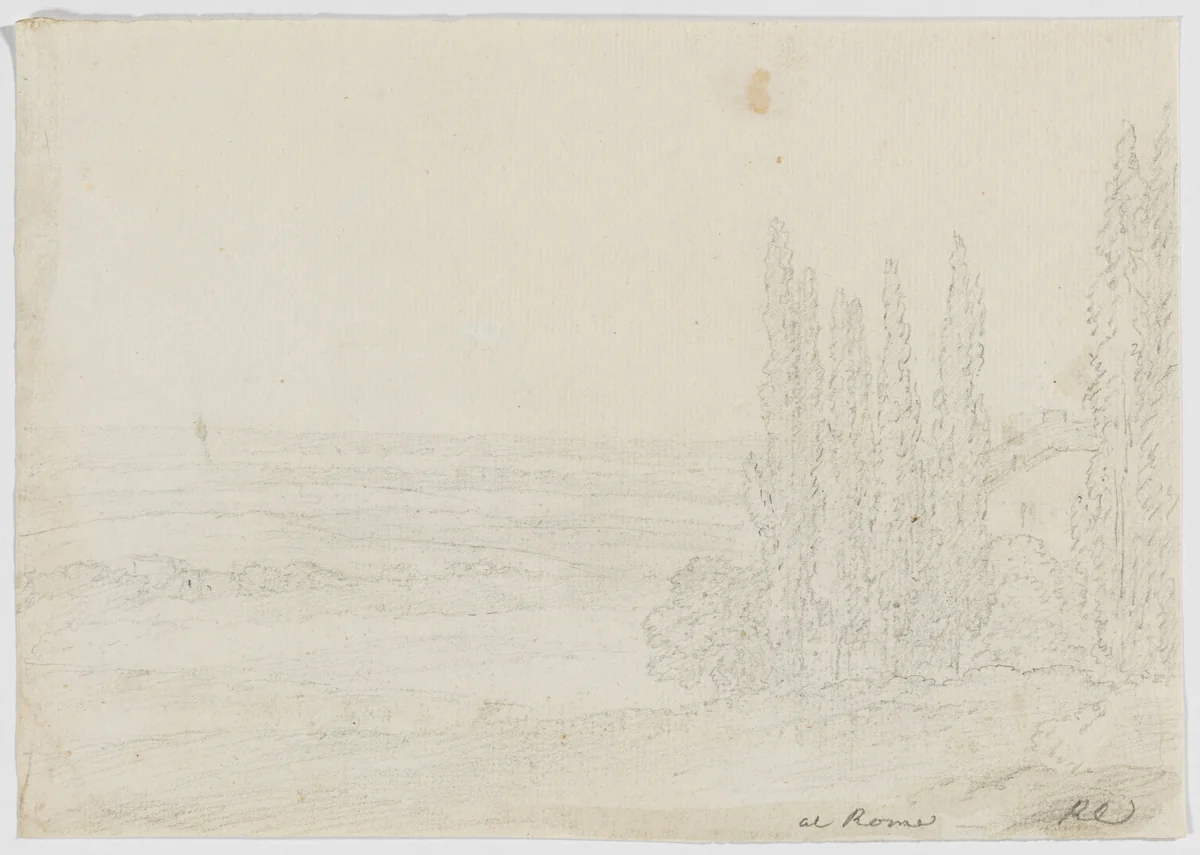 At Rome by Richard Cooper II, drawing, 1774-1775