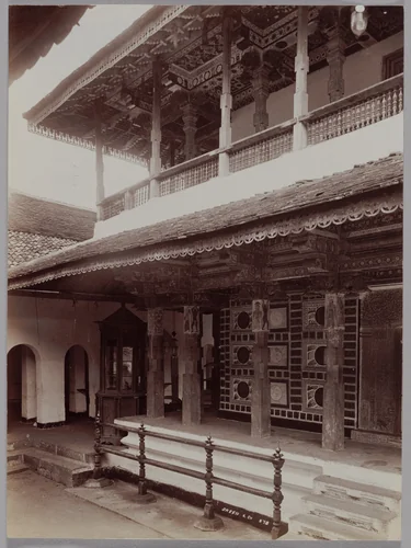 Buddhist Temple in Kandy, Ceylon by Skeen & Co., photograph, 1880-1889