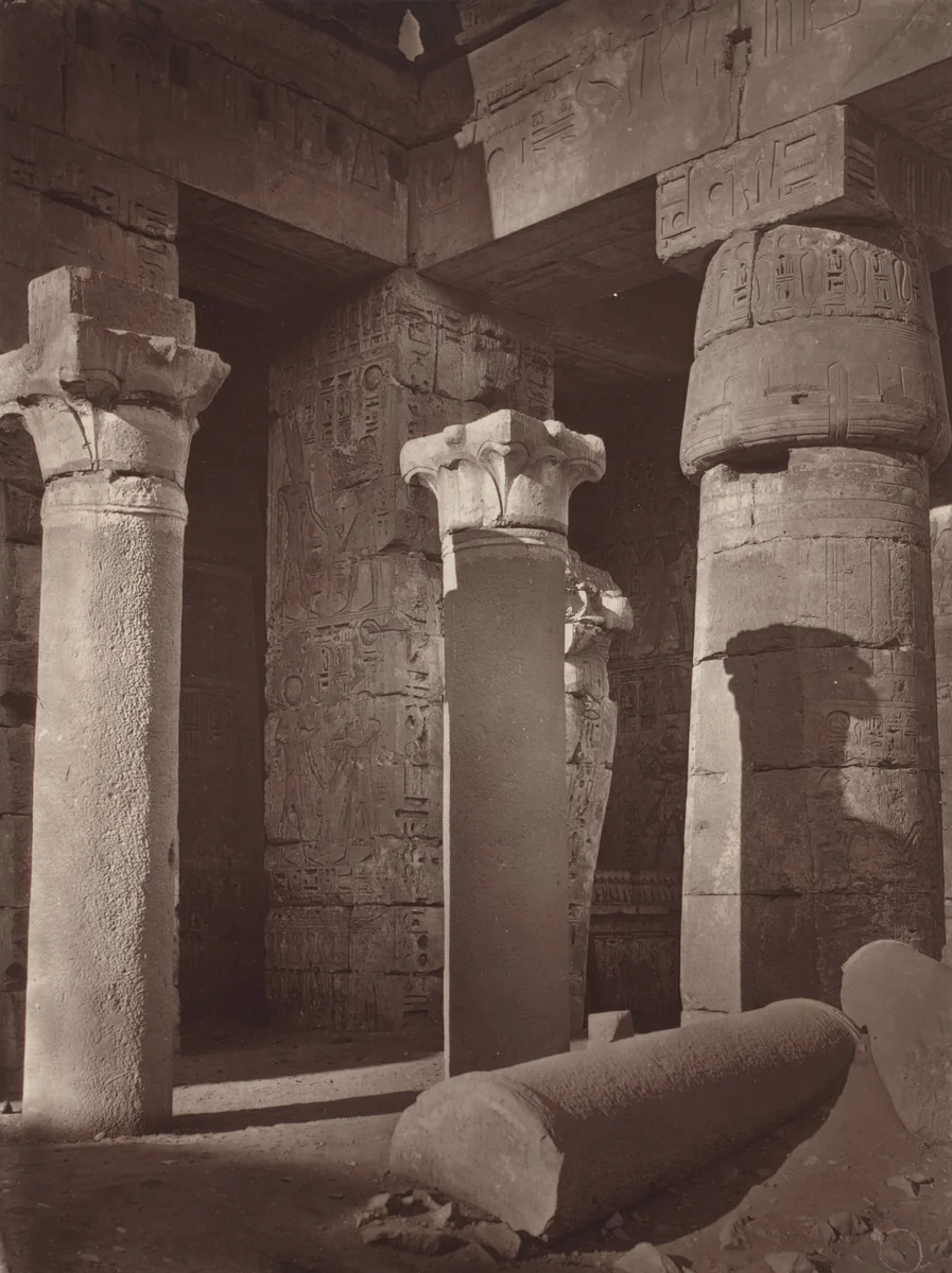 East End of the Northern Corridor of the Grand Court by William de Wiveleslie Abney, photograph, 1876