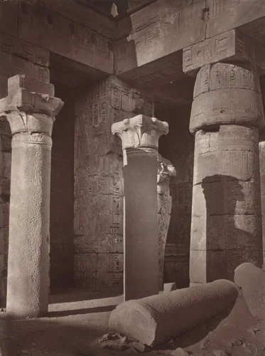 East End of the Northern Corridor of the Grand Court by William de Wiveleslie Abney, photograph, 1876