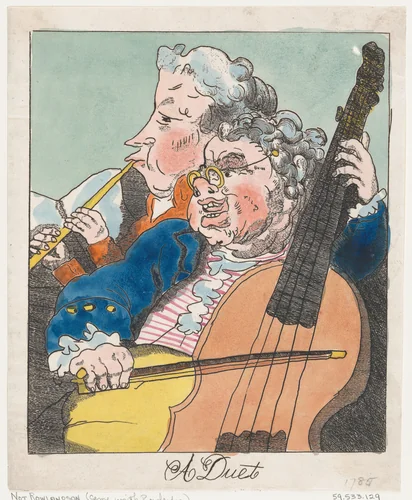 A Duet by anonymous, print, 1785