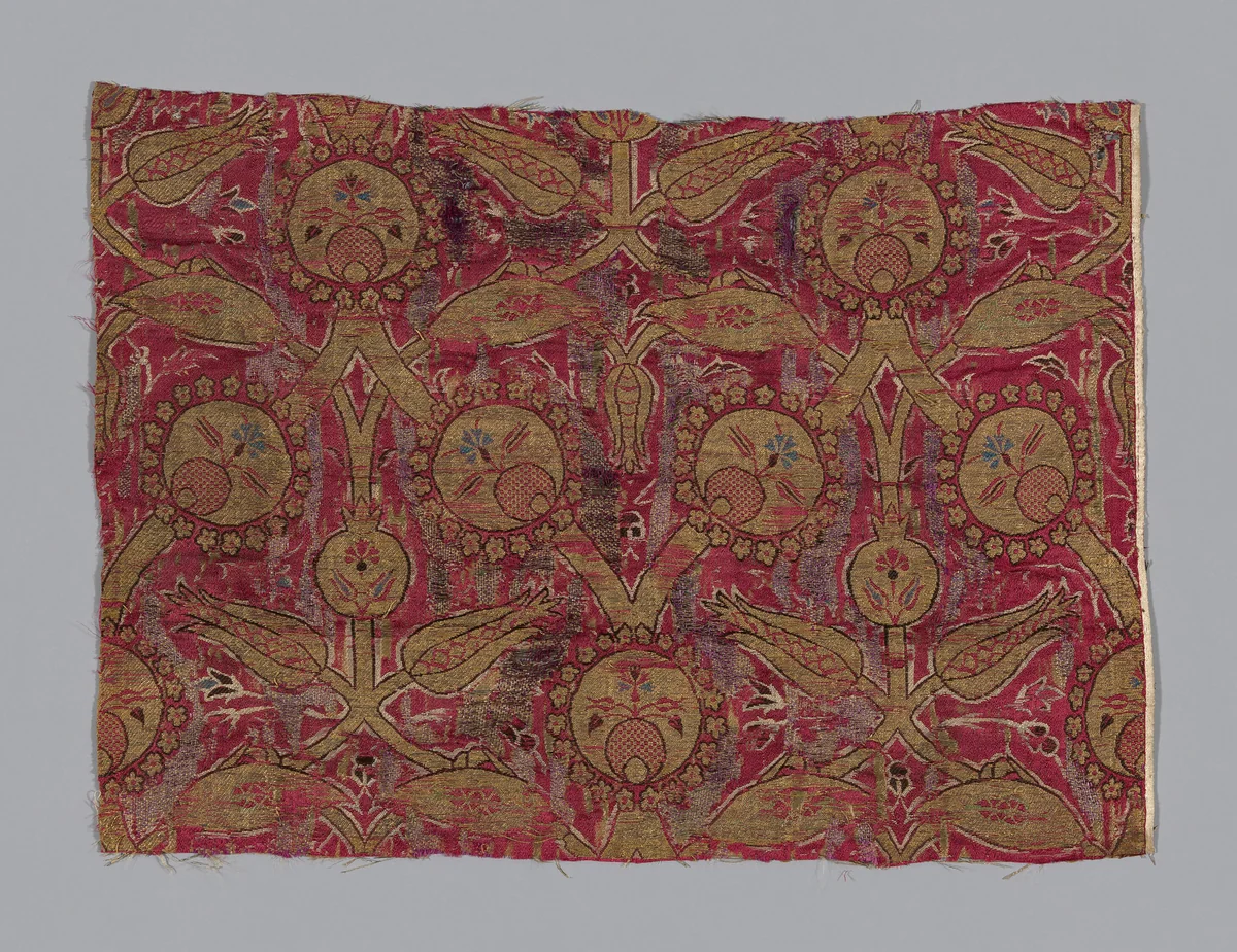 Fragment by Turkey, textile, 1550-1600