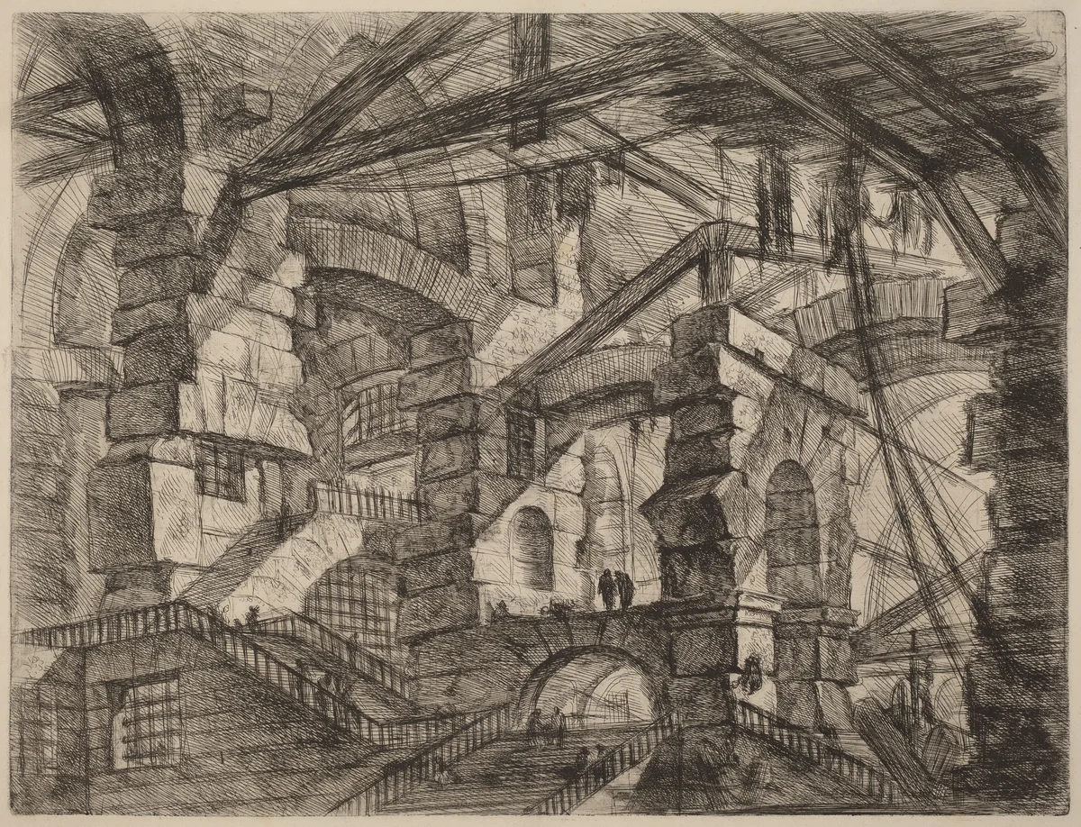 The Gothic Arch by Giovanni Battista Piranesi, print, 1749-1750