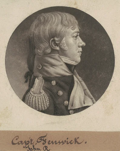 John Roger Fenwick by Charles B. J. Févret de Saint-Mémin, print, 1806