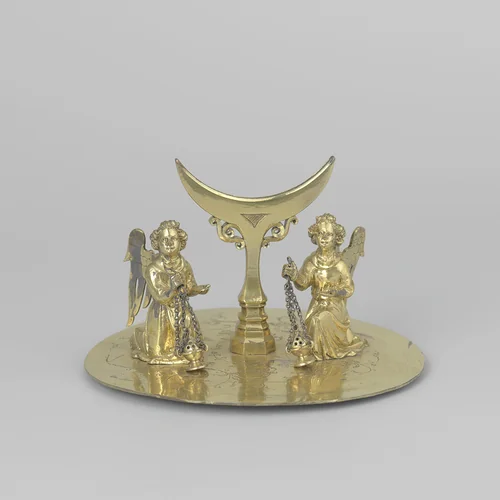 Lunula from a monstrance by anonymous, other, 1360-1383