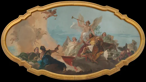 The Glorification of the Barbaro Family by Giovanni Battista Tiepolo, painting, 1745-1755