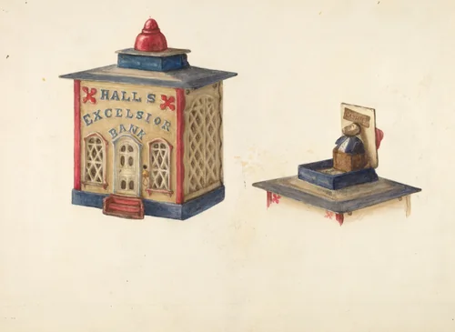 Iron Bank by Stella Mosher, index of american design, 1942