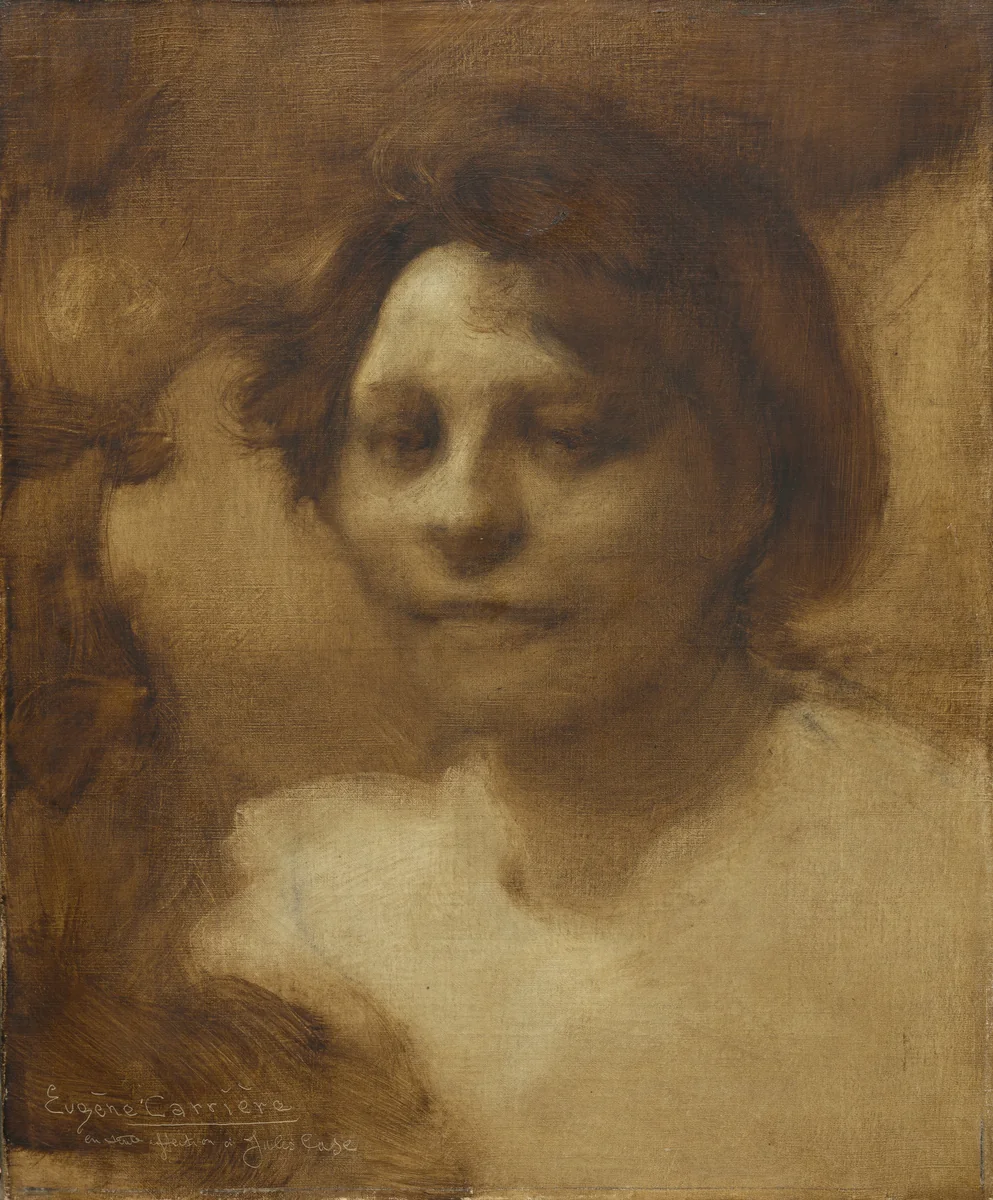 Madame Case by Eugène Carrière, painting, 1900-1901