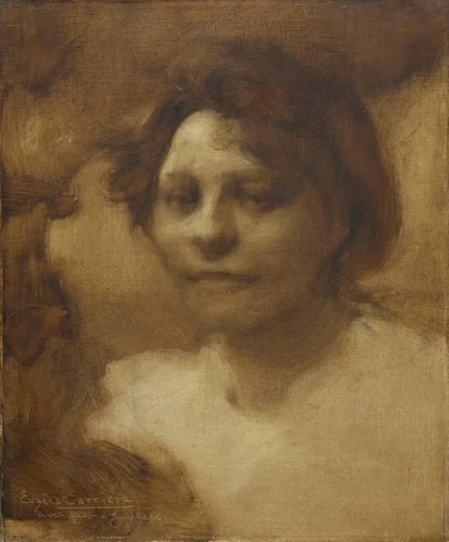 Madame Case by Eugène Carrière, painting, 1900-1901