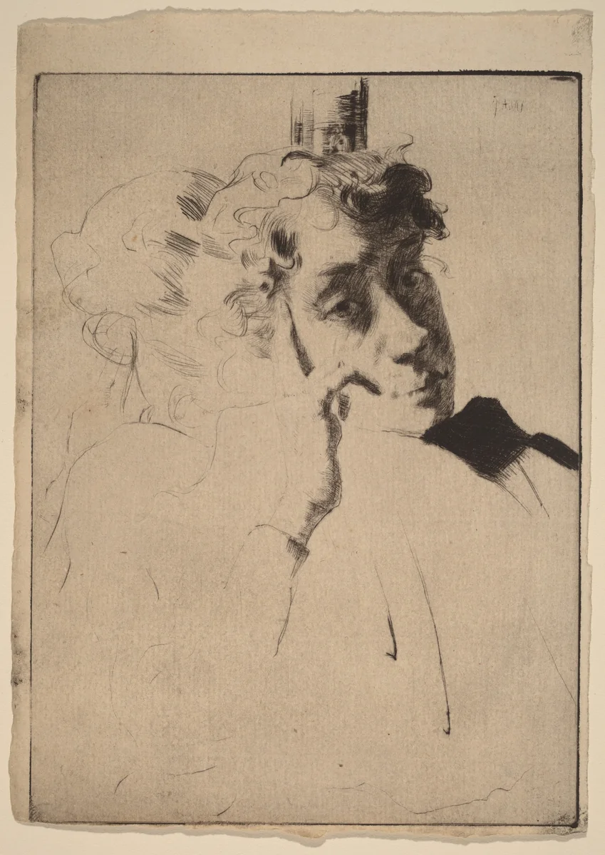 Reflections by Julian Alden Weir, print, 1885-1893