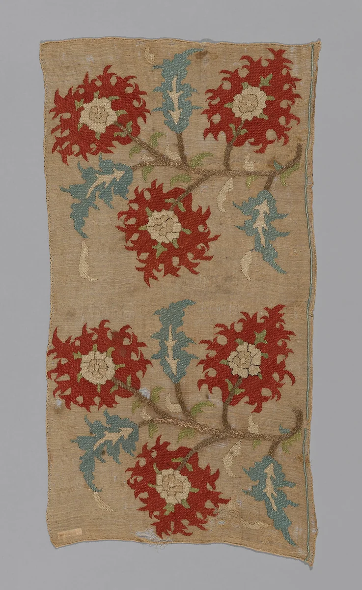 Fragment (Towel) by Turkey, textile, 1601-1700