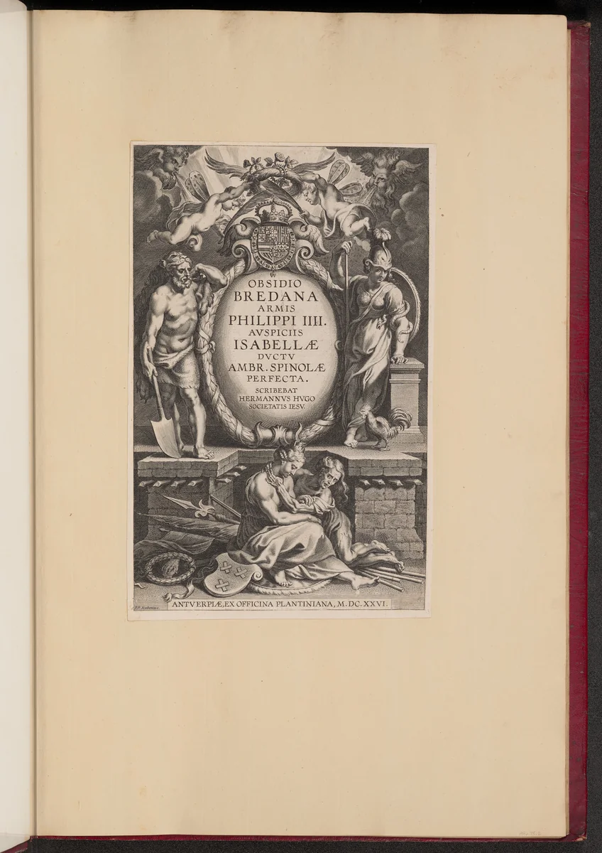 Title Page for Herman Hugo's "Obsidio Bredana" by Cornelis Galle
Peter Paul Rubens, print, 1626