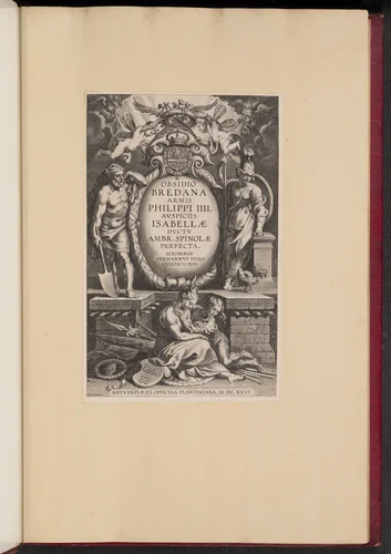 Title Page for Herman Hugo's "Obsidio Bredana" by Cornelis Galle
Peter Paul Rubens, print, 1626