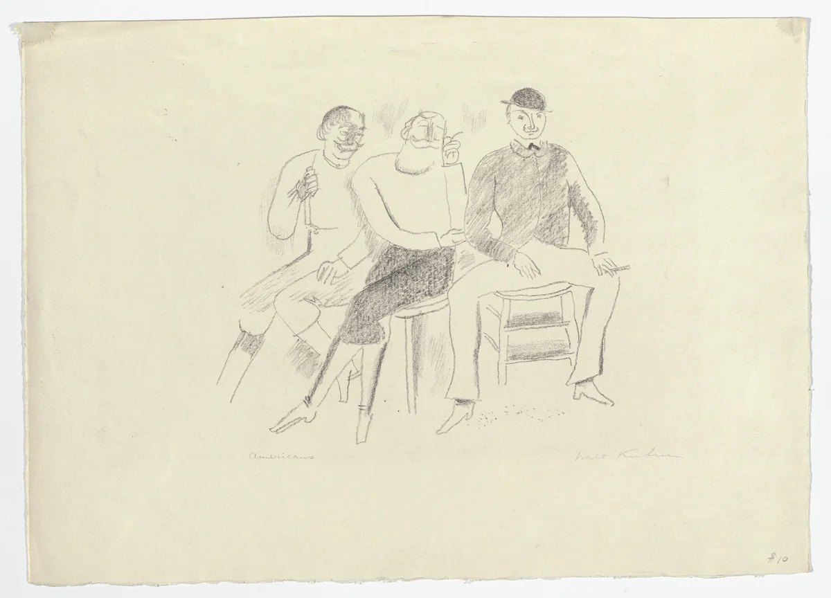 Americans by Walt Kuhn, print, 1921