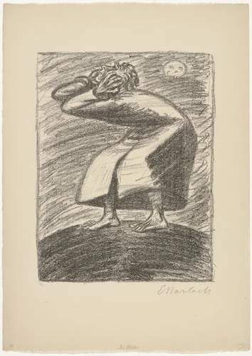 Ex Profundis by Ernst Barlach, print, 1924