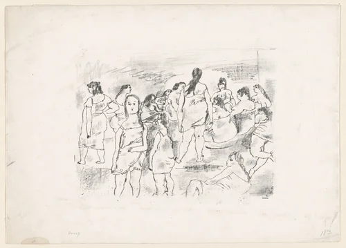 Women by Jules Pascin, print, 1924