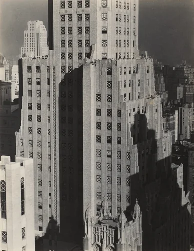 From My Window at the Shelton, North by Alfred Stieglitz, photograph, 1931