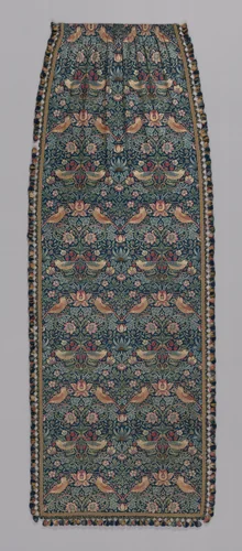 Strawberry Thief by William Morris, textile, 1883