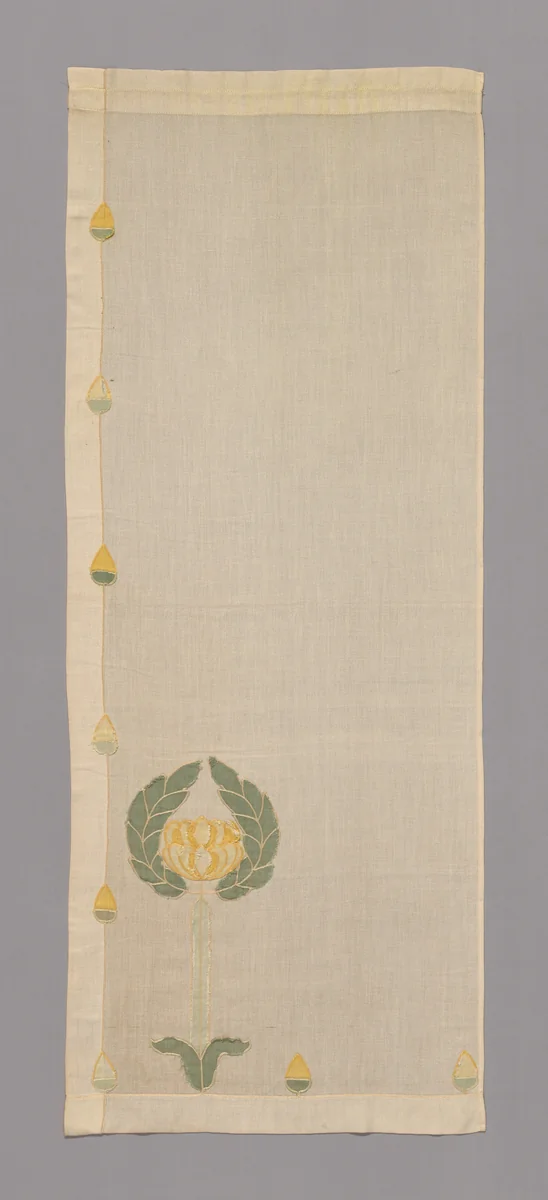 Curtain Panel by John Scott Bradstreet, textile, 1905