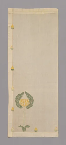 Curtain Panel by John Scott Bradstreet, textile, 1905