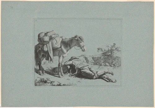 Plate 8, from The Set of 12 Pastorals Scenes by Francesco Londonio, print, 1762-1763