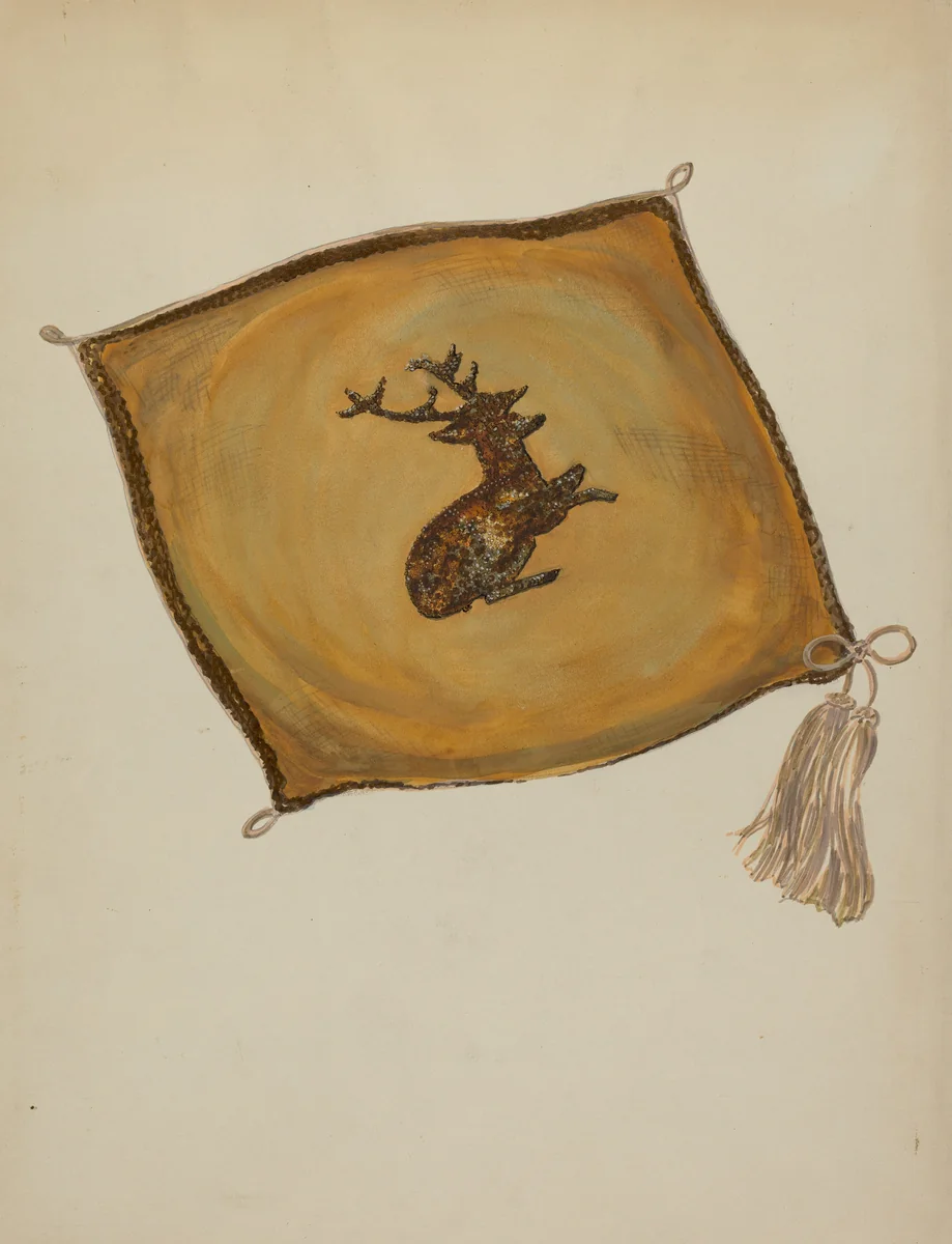 Cushion Top by Florence Huston, index of american design, 1936