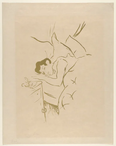 Your Mouth (from Les Vieilles Histoires) by Henri de Toulouse-Lautrec, print, 1893