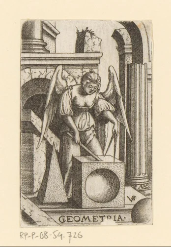 Geometrie by Unknown, print, 1524-1562