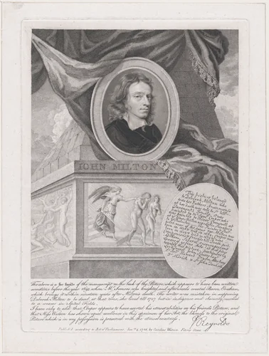 John Milton by Caroline Watson, print, 1786