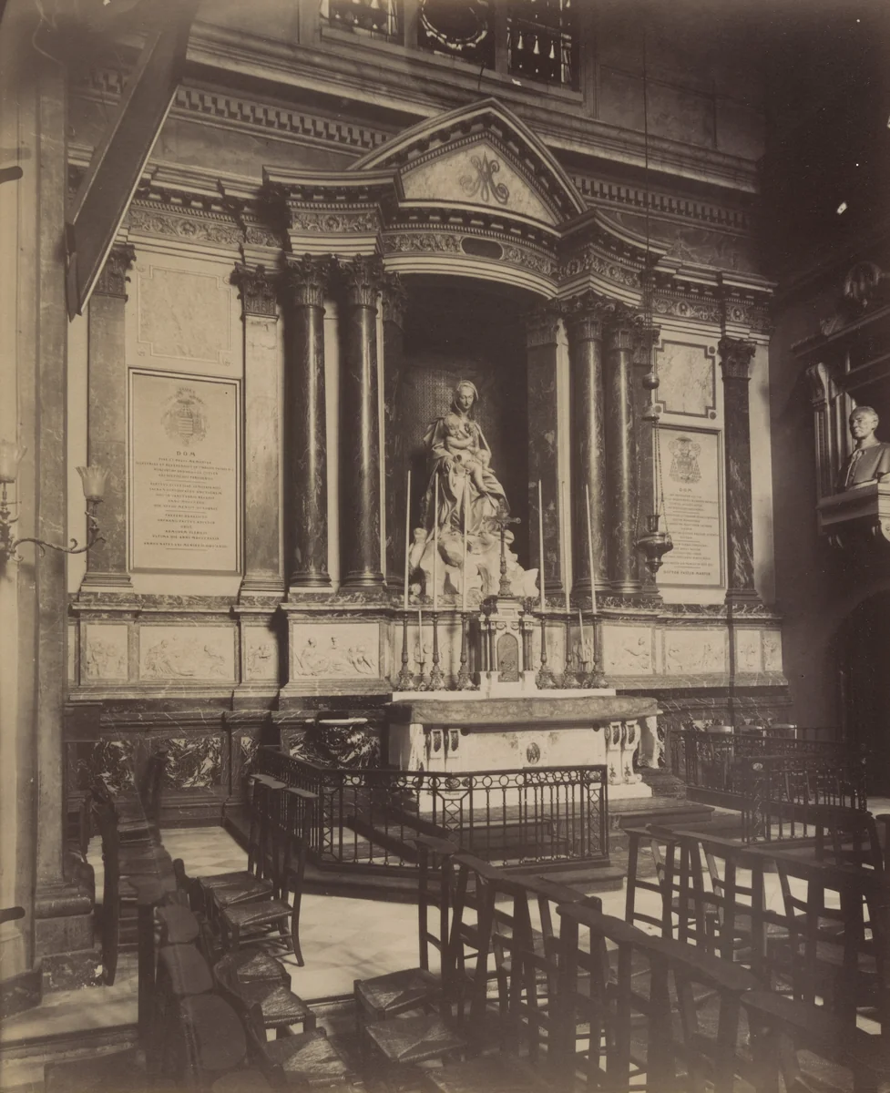 Ancien couvent des Carmes. Rue de Vaugirard 70 by Eugène Atget, photograph, 1914