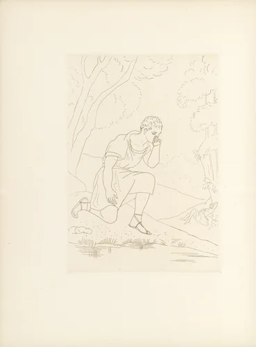 Untitled (plate, folio 24) from Ten Sonnets by Othon Coubine, illustrated book, 1924