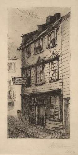 78 Cross Street, Boston, Massachusetts by John Mackie Falconer, print, 1879