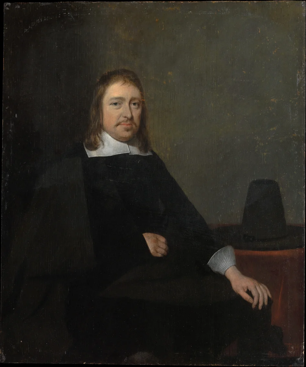 Portrait of a Seated Man by Gerard ter Borch, painting, 1657-1663