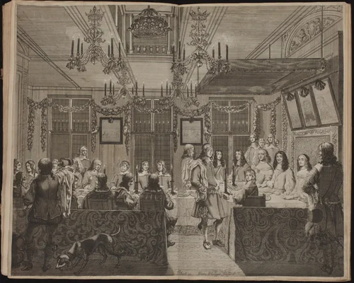 Relation en Forme de Journal du Voyage et Sejour que le Serenissime et Tres-Puissant Prince Charles II Roy De La Grand Bretagne by Sir William Lower
Cornelis van Dalen I
Pierre Philippe
Theodor Matham
Jacob Toorenvliet
Adriaen Pietersz van de Venne
Adrian Vlacq, volume, 1660