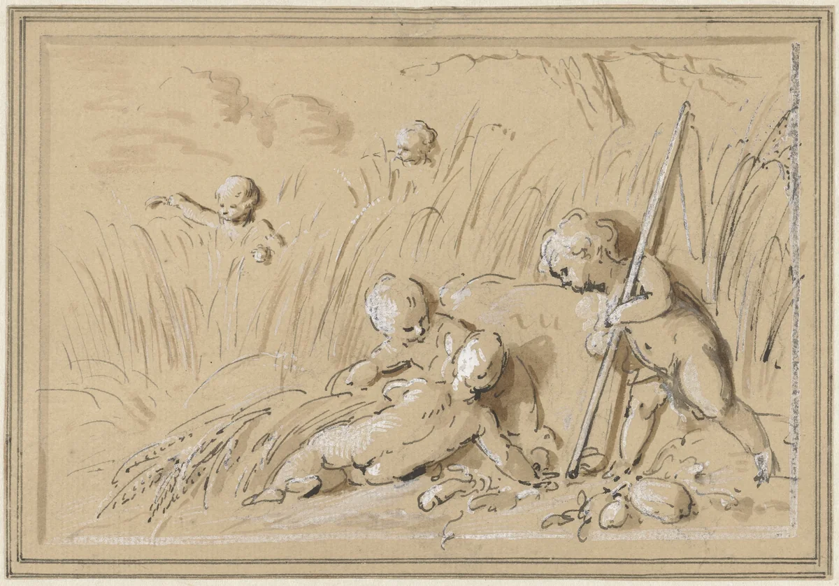 Zomer by Jacob de Wit, drawing, 1744