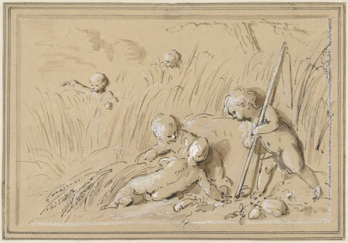 Zomer by Jacob de Wit, drawing, 1744