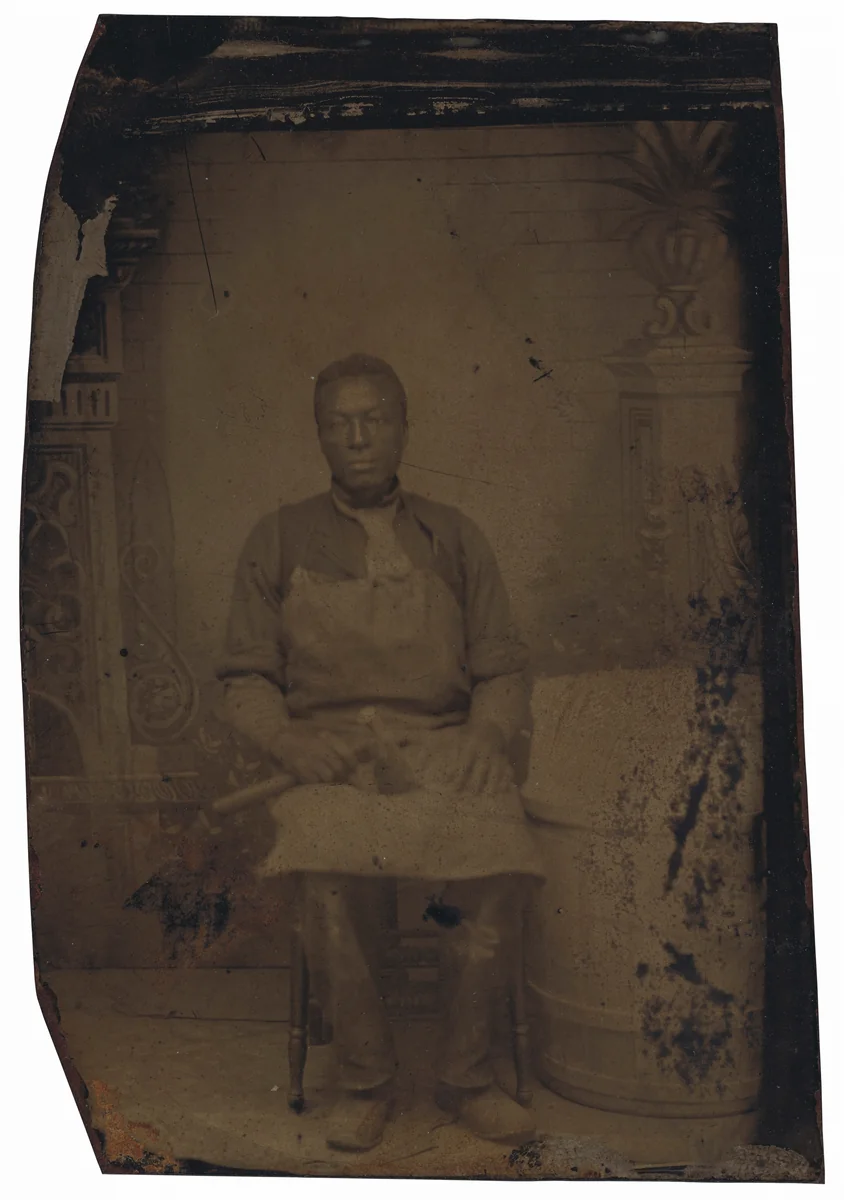 Portrait of a Cooper by American 19th Century, photograph, 1880-1900