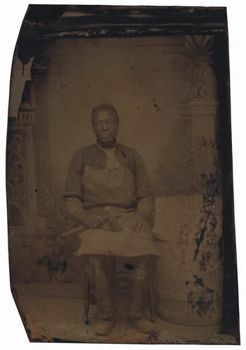 Portrait of a Cooper by American 19th Century, photograph, 1880-1900