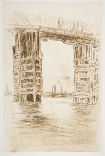 The Tall Bridge by James McNeill Whistler, print, 1878