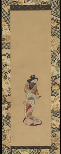 Beauty of the Kanbun Era by Unidentified Artist, painting, 1667-1699