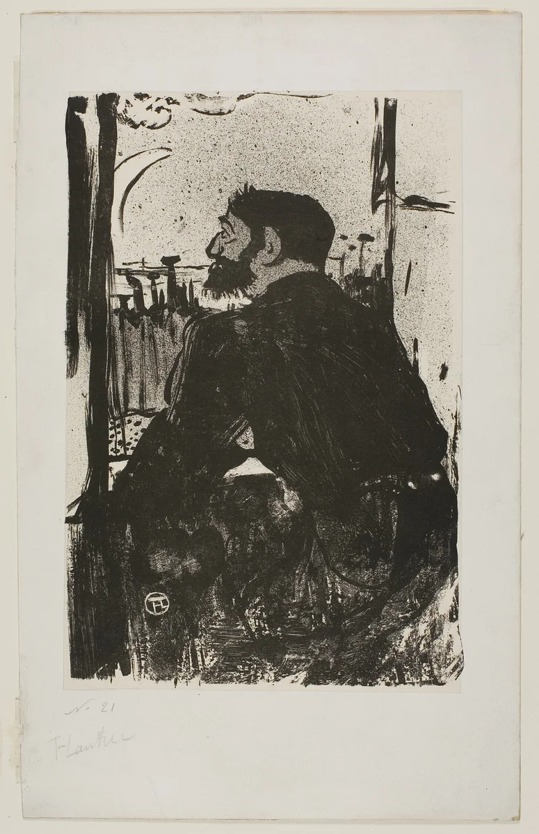 White Night by Henri de Toulouse-Lautrec, print, 1893