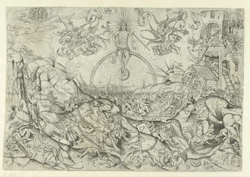 Laatste Oordeel by Unknown, print, 1478-1509