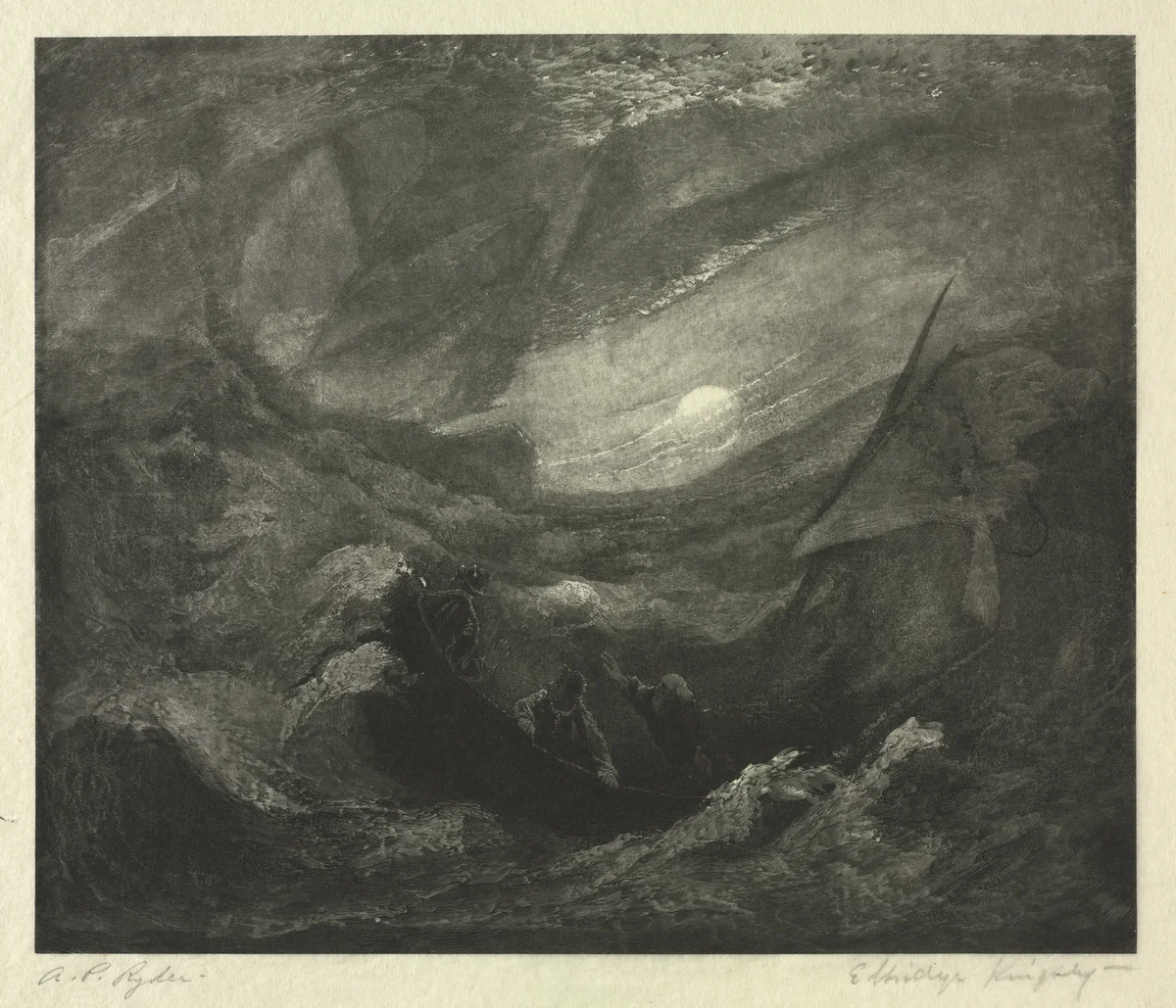 The Flying Dutchman by Elbridge Kingsley, print, 1887