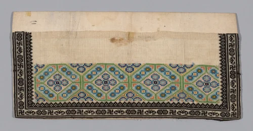 Trouser Band by Han-Chinese, textile, 1875-1900