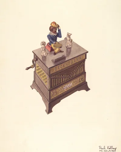 Toy Bank by Paul Kelly, index of american design, 1935-1942