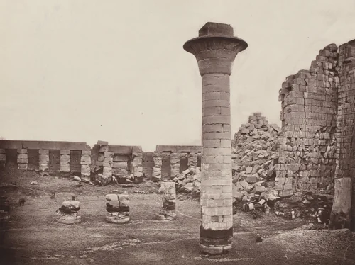 Northern Corridor of the Grand Area by William de Wiveleslie Abney, photograph, 1876
