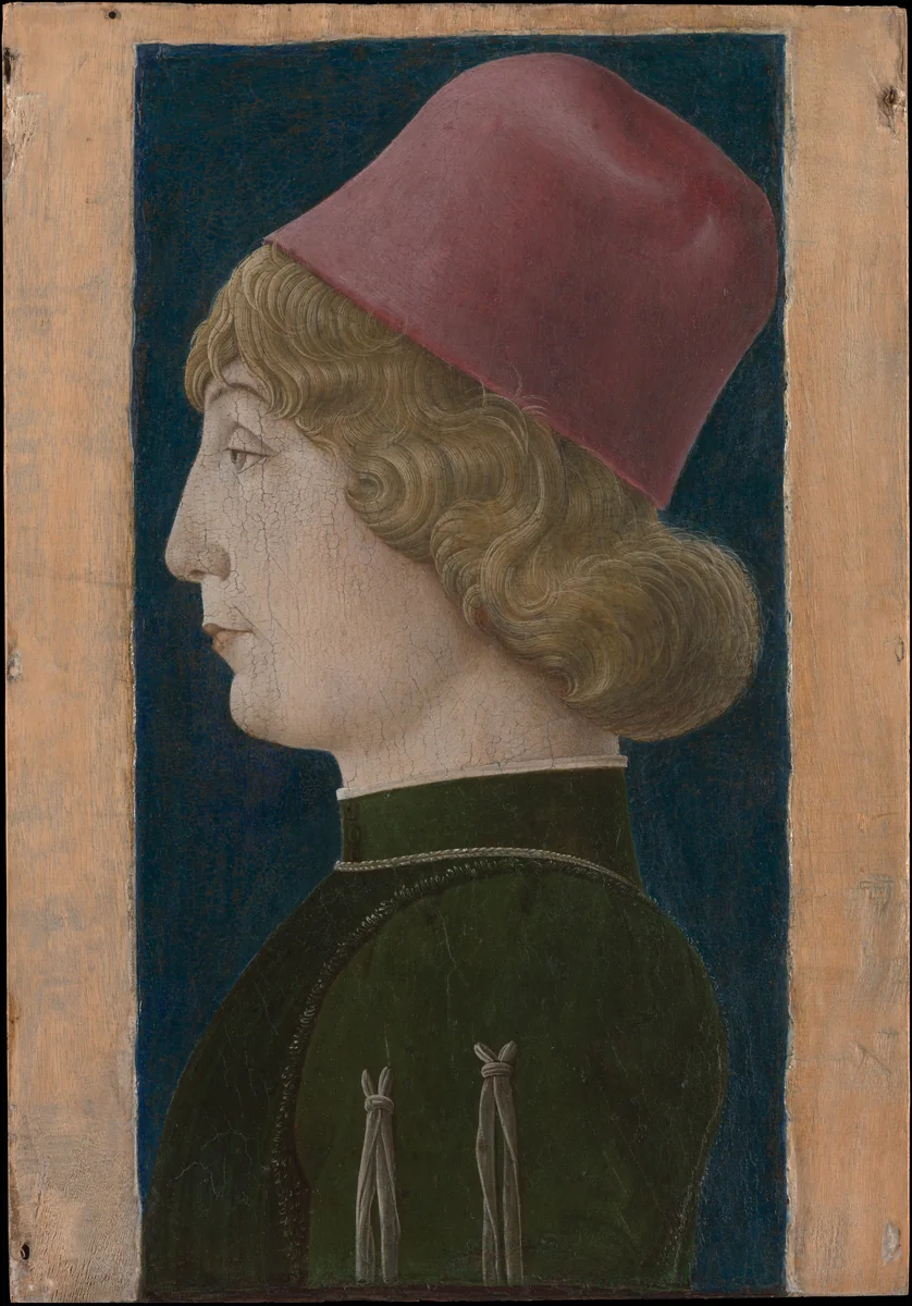 Portrait of a Young Man by Cosmè Tura, painting, 1470-1479